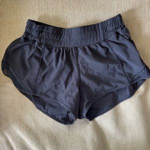 Lululemon Black Hotty Hot Shorts
